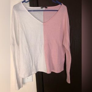 Color block sweater